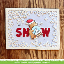 Carica l'immagine nel visualizzatore di Gallery, Lawn Fawn - little snow globe: bear - clear stamp set - Design Creative Bling