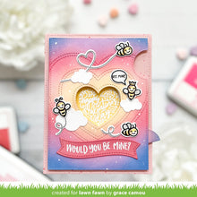 Lade das Bild in den Galerie-Viewer, Lawn Fawn - magic heart messages - clear stamp set - Design Creative Bling