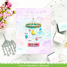 Carica l'immagine nel visualizzatore di Gallery, Lawn Fawn - dotted moon and stars backdrop: landscape - Lawn Cuts - Dies - Design Creative Bling