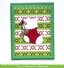 Load image into Gallery viewer, Lawn Fawn - nordic snowflake border - lawn cuts - Design Creative Bling