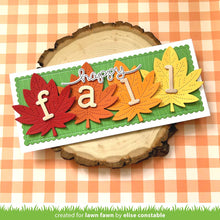 Load image into Gallery viewer, Lawn Fawn - outside in stitched maple leaf - lawn cuts - Design Creative Bling