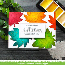 Load image into Gallery viewer, Lawn Fawn - outside in stitched maple leaf - lawn cuts - Design Creative Bling