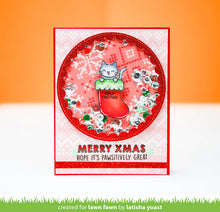 Load image into Gallery viewer, Lawn Fawn - pawsitive christmas clear stamp set - Design Creative Bling