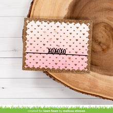 Load image into Gallery viewer, Lawn Fawn -XOXOXO line Border - Lawn Cuts - Dies - Design Creative Bling