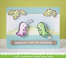 Carica l'immagine nel visualizzatore di Gallery, Lawn Fawn - rawr - clear stamp set - Design Creative Bling