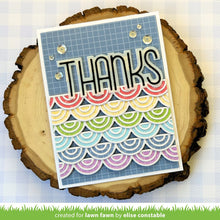 Load image into Gallery viewer, Lawn Fawn - giant outlined thanks lawn cuts - lawn cuts - Design Creative Bling