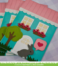 Load image into Gallery viewer, Lawn Fawn - scalloped treat box spring house add-on -lawn cuts - Design Creative Bling