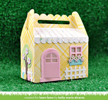 Load image into Gallery viewer, Lawn Fawn - scalloped treat box spring house add-on -lawn cuts - Design Creative Bling