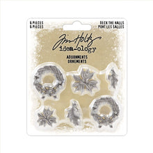Load image into Gallery viewer, Tim Holtz-Ideaology-2023 Christmas Adornments Deck The Halls - Design Creative Bling
