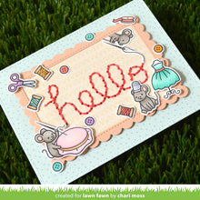 Cargar imagen en el visor de la galería, Lawn Fawn - sew very mice - clear stamp set - Design Creative Bling
