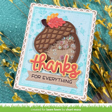 Load image into Gallery viewer, Lawn Fawn - stitched acorn frame - lawn cuts