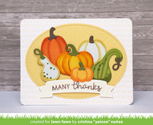 Load image into Gallery viewer, Lawn Fawn - stitched gourds - lawn cuts - Design Creative Bling