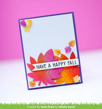 Load image into Gallery viewer, Lawn Fawn - stitched maple leaf frame - lawn cuts - Design Creative Bling