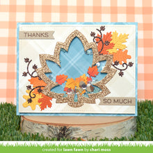 Load image into Gallery viewer, Lawn Fawn - stitched maple leaf frame - lawn cuts - Design Creative Bling