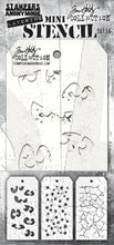 Carica l'immagine nel visualizzatore di Gallery, Tim Holtz Mini Layered Stencil Set - Set #56 - - Design Creative Bling