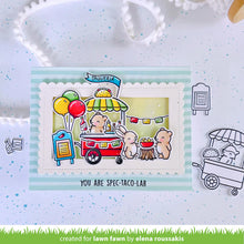 Charger l'image dans la galerie, Lawn Fawn - treat cart add-on: tacos - clear stamp set - Design Creative Bling