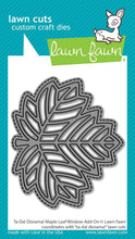 Load image into Gallery viewer, Lawn Fawn-ta-da! diorama! maple leaf window add-on-Lawn Cuts-Dies - Design Creative Bling