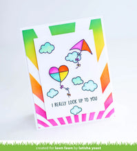 Load image into Gallery viewer, Lawn Fawn - draped ribbons stencil - lawn cuts - Design Creative Bling