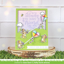 Load image into Gallery viewer, Lawn Fawn-Clear Stamps-give it a whirl messages: friends - Design Creative Bling