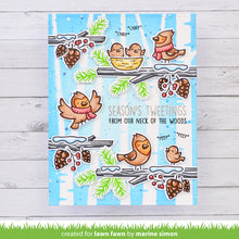 Load image into Gallery viewer, Lawn Fawn - winter birds - clear stamp set - Design Creative Bling