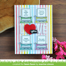 Cargar imagen en el visor de la galería, Lawn Fawn - love poems - clear stamp set - Design Creative Bling