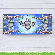 Lawn Fawn - Batty For You - clear stamp set - Design Creative Bling