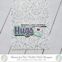 Carica l'immagine nel visualizzatore di Gallery, The Rabbit Hole Designs - Hugs Scripty Stamp Set - Design Creative Bling