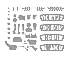 Carica l'immagine nel visualizzatore di Gallery, Spellbinders-Die Set-Die D'lites Sunday Sunset Drive Etched Dies from Expressions Of Love - Design Creative Bling