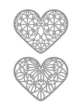 Cargar imagen en el visor de la galería, Spellbinders-Expressions of Love Collection-Forever Love Hearts Etched Dies - Design Creative Bling