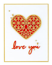 Cargar imagen en el visor de la galería, Spellbinders-Expressions of Love Collection-Forever Love Hearts Etched Dies - Design Creative Bling
