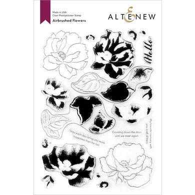 Altenew - Clear Stamp Set - Airbrushed Flowers - Design Creative Bling