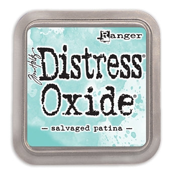 Tim Holtz Distress® Oxide® Ink Pad Salvaged Patina ( April 2021 New Color) - Design Creative Bling