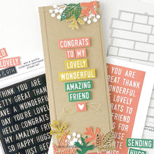 Load image into Gallery viewer, Concord &amp; 9th -Dies- Mix &amp; Match Holiday Sentiments - Design Creative Bling
