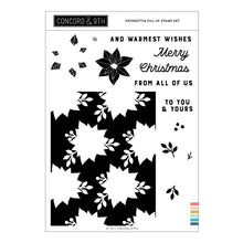Cargar imagen en el visor de la galería, Concord & 9th - Clear stamp set - Poinsettia Fill-in - Design Creative Bling