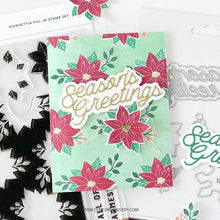 Cargar imagen en el visor de la galería, Concord & 9th - Clear stamp set - Poinsettia Fill-in - Design Creative Bling