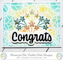 Load image into Gallery viewer, The Rabbit Hole Designs - Congrats - Scripty Word with Shadow Layer Die Set - Design Creative Bling
