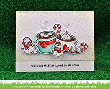 Load image into Gallery viewer, Lawn Fawn - Thanks a Latte - clear stamp set - Design Creative Bling
