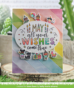 Lawn Fawn - Giant Birthday Messages - clear stamp set - Design Creative Bling