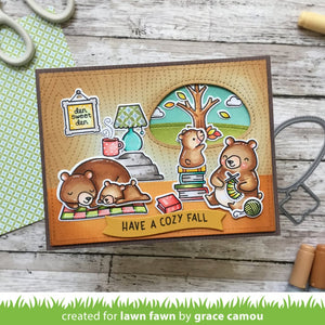 Lawn Fawn-Clear Stamps-Den Sweet Den - Design Creative Bling