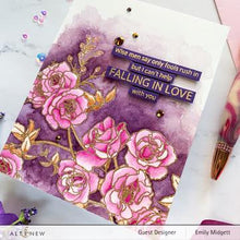 Lade das Bild in den Galerie-Viewer, Altenew - Clear Stamp Set - Enchanted Roses - Design Creative Bling