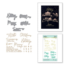 Cargar imagen en el visor de la galería, Spellbinders-Hot Foil Plate-Glimmer Plate & Die Set-Yanna's Christmas Sentiments - Design Creative Bling