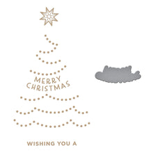 Cargar imagen en el visor de la galería, Spellbinders-Shining Christmas Tree Glimmer Hot Foil Plate & Die Set from the Trim a Tree Collection-Hot foil plate - Design Creative Bling