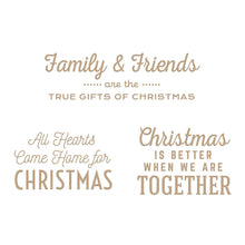 Load image into Gallery viewer, Spellbinders-Gifts of Christmas Sentiments Glimmer Hot Foil Plate from the Be Merry Collection-Hot foil plate - Design Creative Bling