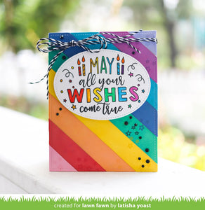 Lawn Fawn - Giant Birthday Messages - clear stamp set - Design Creative Bling