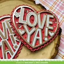Load image into Gallery viewer, Lawn Fawn - giant outlined love ya - lawn cuts - Design Creative Bling