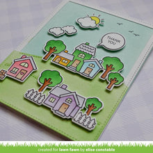 Cargar imagen en el visor de la galería, Lawn Fawn - Clear Acrylic Stamps - Happy Village - Design Creative Bling
