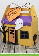 Load image into Gallery viewer, Lawn Fawn - Halloween - Lawn Cuts - Dies - Scalloped Treat Box Haunted House Add-On - Design Creative Bling