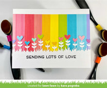 Load image into Gallery viewer, Lawn Fawn - Heart Garden Border - lawn cuts - Design Creative Bling