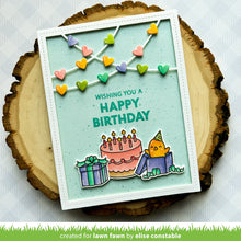 Load image into Gallery viewer, Lawn Fawn - heart garland backdrop: portrait - lawn cuts - Design Creative Bling