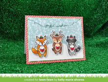 Load image into Gallery viewer, Lawn Fawn - Holiday Party Animal- clear stamp set - Design Creative Bling